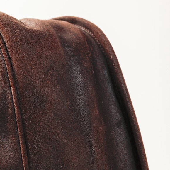Balenciaga Brown Suede Saddle Work Bag - Picture 6 of 14
